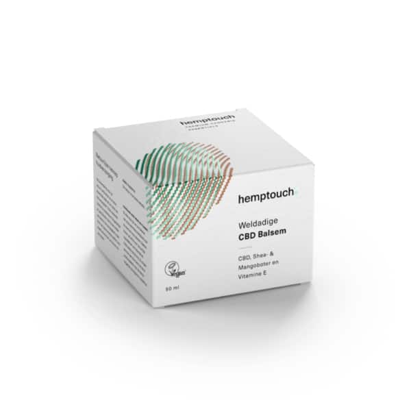 A container of Hemptouch Beneficial CBD-balm (50 ml/200 mg) on a white background.