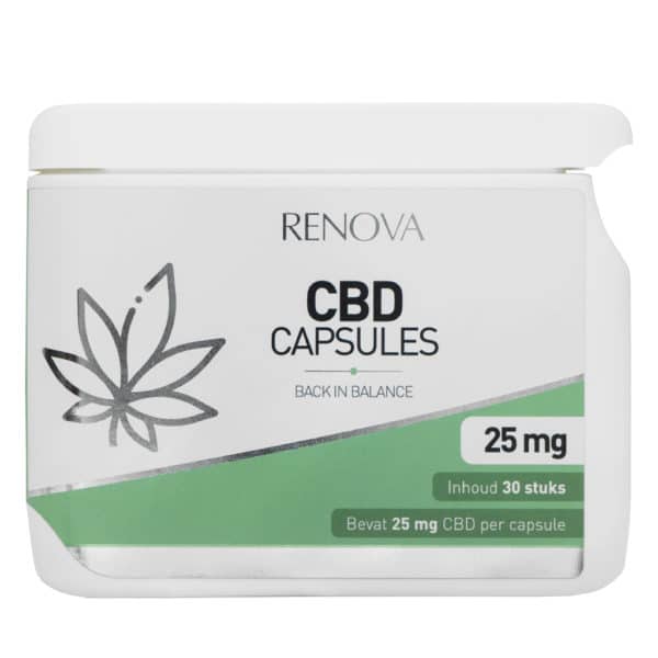 Renova CBD capsules 2,5% (10 mg).