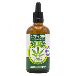 A Jacob Hooy CBD Oil 10% (30ml) bottle on a white background.