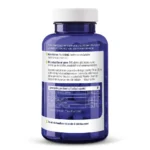 Back view of a Vitakruid – Fish Oil Forte (90 Pieces, 1000mg per softgel) bottle showing ingredient list, nutritional information, and Dutch usage instructions on the label.