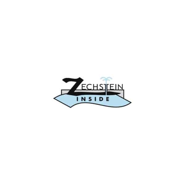 The OsiMagnesium – Good Night Melatonin Body Lotion (100ml) logo features stylized text "Zechstein Inside" with a unique 'Z' and a blue wave-like or landscape shape.